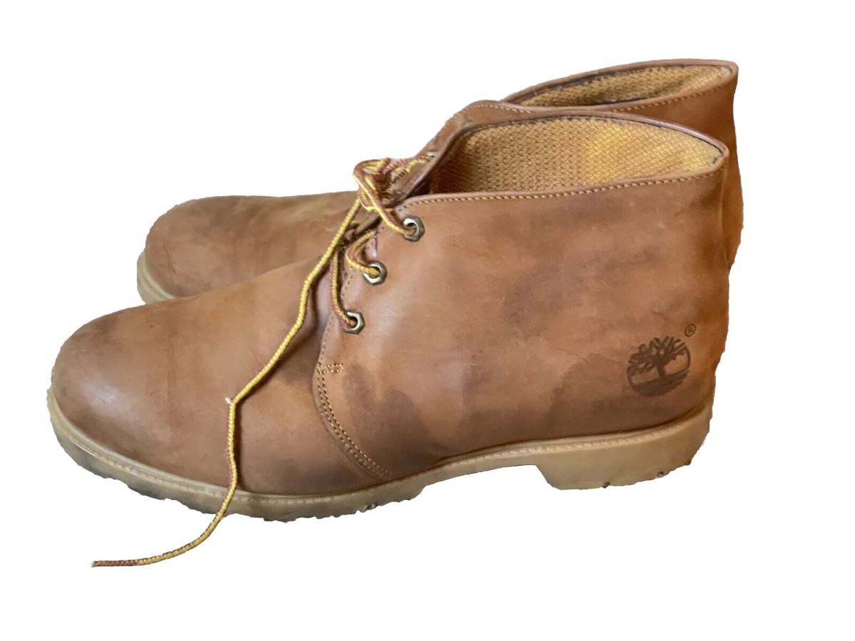 Timberland Men\'s Tan Chukka Boots pre-owned size(13) men’s Mens Timberland 6 Classic WP Boots | Size 9 | Wheat | ShopWSS main image 4