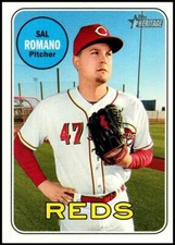2018 Topps Heritage High Number #581 Sal Romano Cincinnati Reds