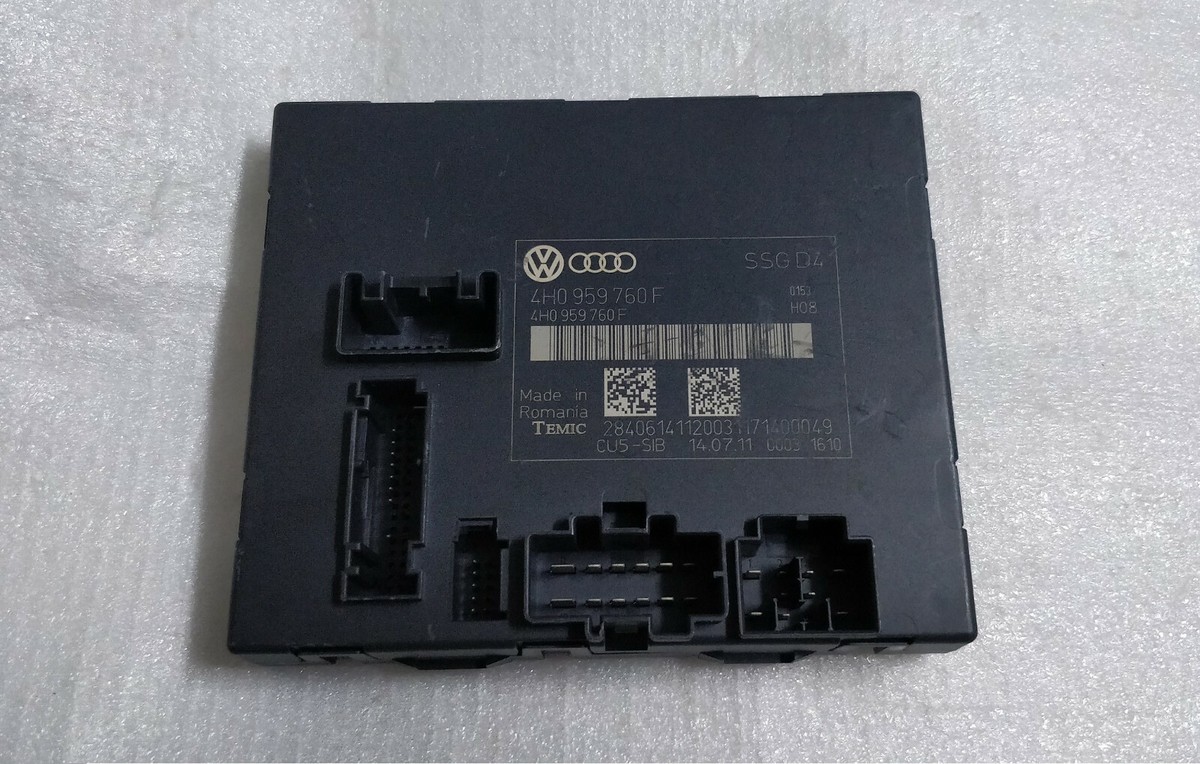 BENTLEY SEAT MEMORY CONTROL MODULE 4H0959760 F NEW | eBay 