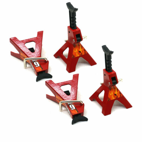 1/10 3/6 TON Metal Scale Jack Stands for 1:10 Axial SCX10 RC4wd D90 TRX4 RCTruck - Picture 16 of 17