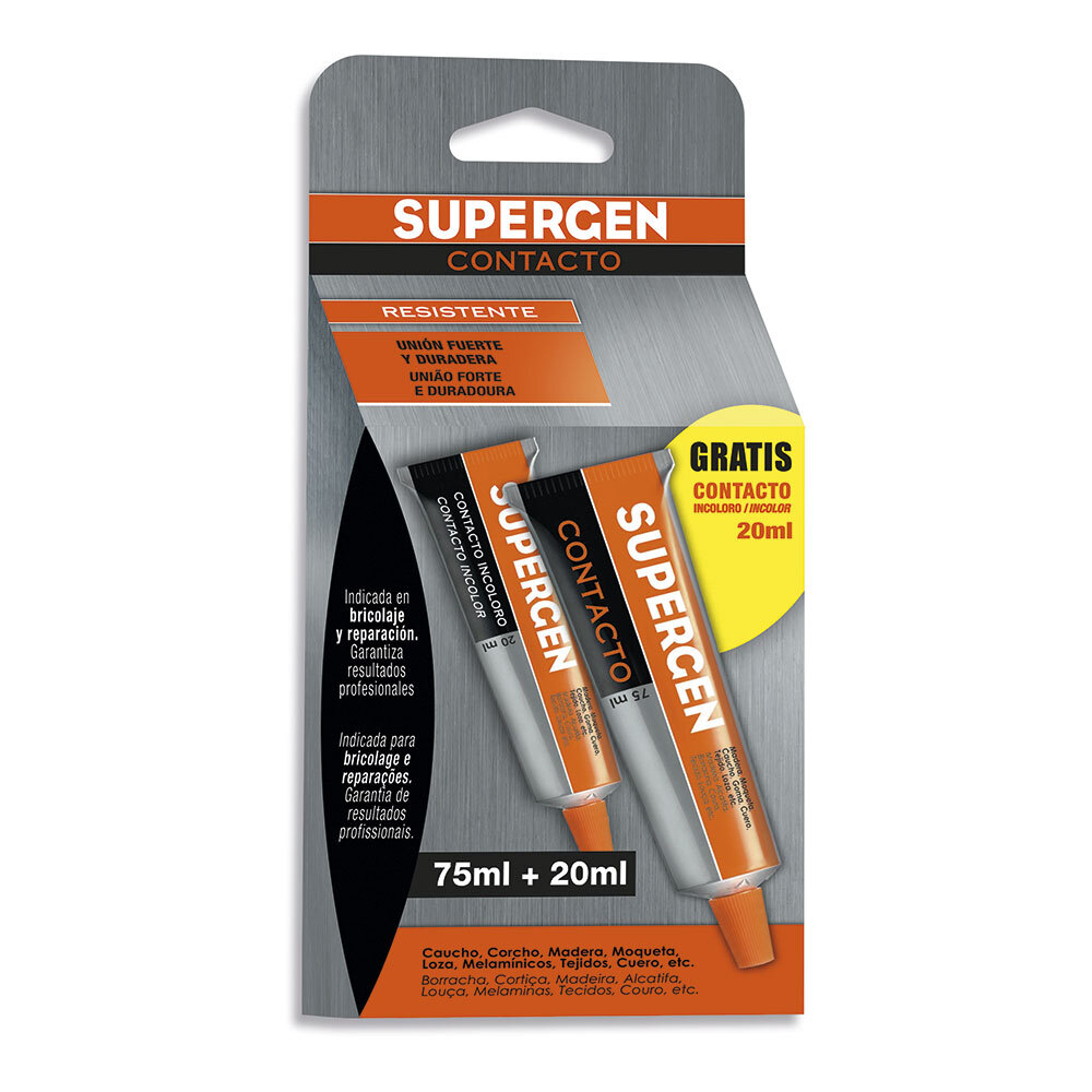 SUPERGEN Contatto 75ML+Incolore 20ML Pr 62600