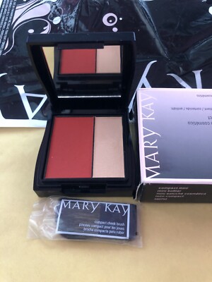 Mary Kay Mineral Spiced Poppy Cheek Colour Duo in Compact