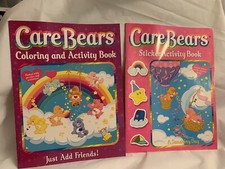 CARE BEARS COLORING ACTIVITY BOOKS STICKER ACTIVITY BOOK SUNSHINY DAY UNUSED