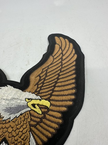 Parche Harley Davidson Brown Eagle Up Wing B&S 10 1/2" x 8" EMB328394 - Imagen 3 de 12