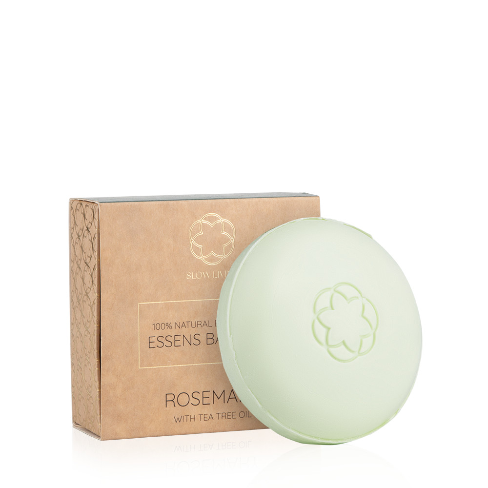 Jabón sólido - romero Jabón sólido con aceite esencial 100 % natural de romero