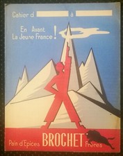 Ancien protège cahiers pain d'epices BROCHET fréres