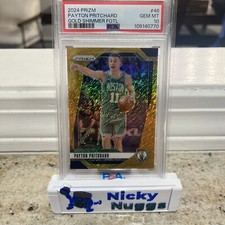 2024 Prizm Payton Pritchard Gold Shimmer Fotl /10 Psa 10, Pop 1