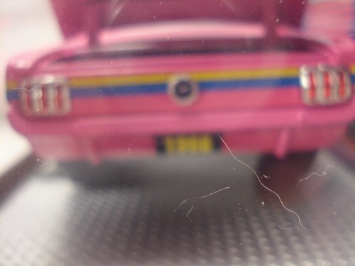 M2 Machines 1:24 1966 Ford Mustang Fastback 2+2 Pro Street 1 of 6,250 made Pink - Picture 11 of 23