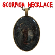 Victorian Scorpion Necklace Gothic Jewelry Pendant Vintage Taxidermy Gifts