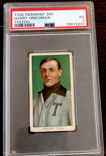 1909-11 T206 Piedmont 350 Harry Hinchman PSA 3