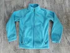 Columbia - Girls L 14-16 Light Blue Fleece Full Zip Jacket