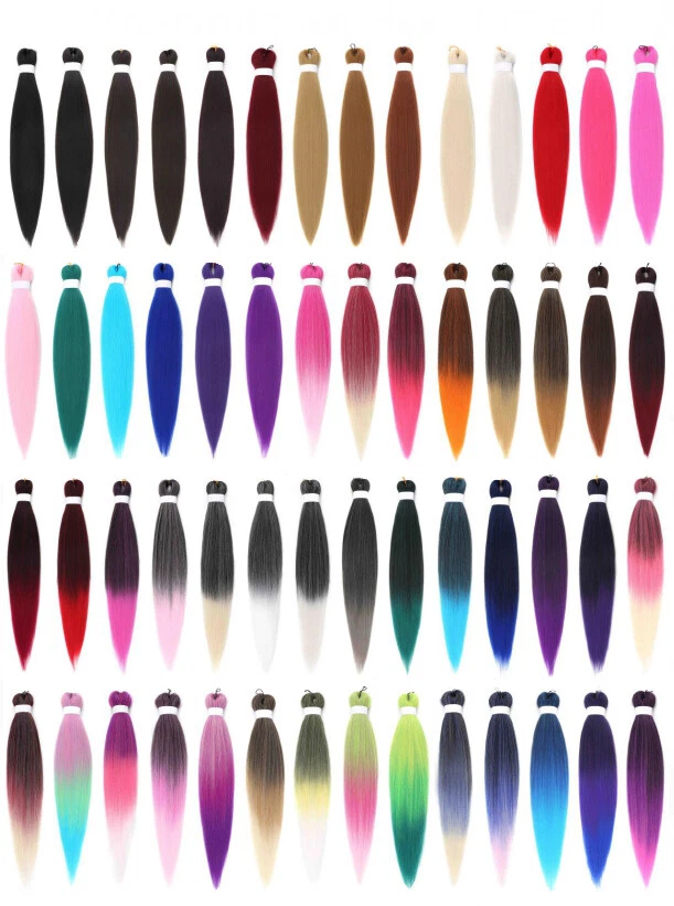 CYBERLOXSHOP VOODOO Vorgestreckte Flechten Haarverlängerungen CyberloxShop Zöpfe Dreads Ombre Zöpfe