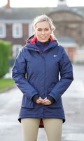 Shires Helsinki Long Jacket - Ladies Navy, Xs-xxl. Shires Helsinki Long Jacket - Ladies Navy, Xs-xxl.