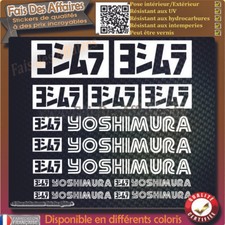 19 stickers autocollant yoshimura pot d’échappement deco réservoir moto casque 