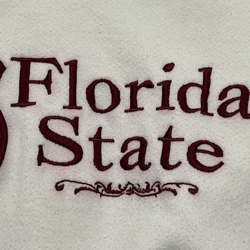 Vintage Russell FSU Sweatshirt Pullover XXL Florida State Embroidered - Picture 5 of 11