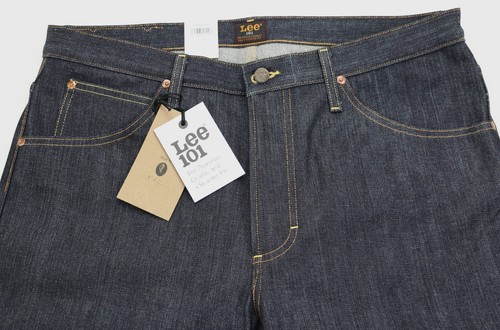Lee 101 Z Jeansy męskie 13 3/4oz Japoński Selvedge Denim Made in Italy Sanforized - Zdjęcie 5 z 23