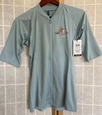 Rip Curl Women's Blue Zippered Rashguard Aloha Hawaii Sz 14/Large