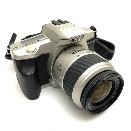 Minolta Maxxum 3 35mm Film SLR Camera w/ 35-80mm Lens - TESTED - Picture 2 of 8