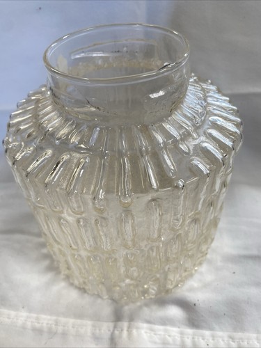 MCM Atomic Age Clear Large Retro Light Shade Used - Picture 4 of 10