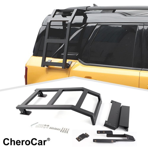 Car Side Window Ladder Climbing Rack Roof Step Basket for Ford Bronco Sport 21+ - Picture 2 of 40