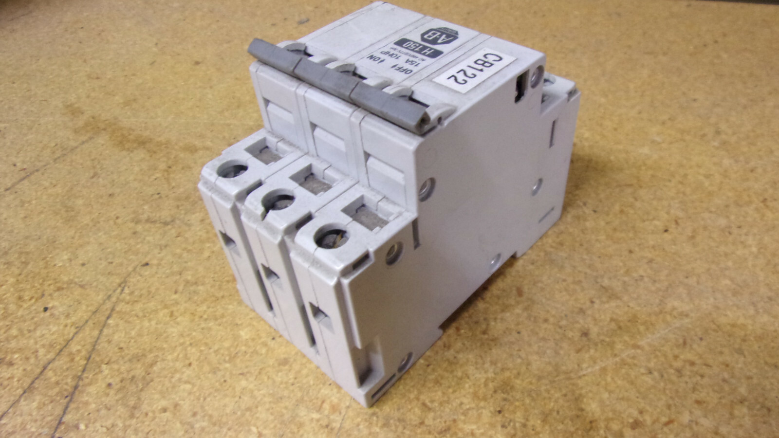 ALLEN BRADLEY 1492-CB3 MANUAL MOTOR CONTROLLER H150 15 AMP 10HP AC 480Y ...