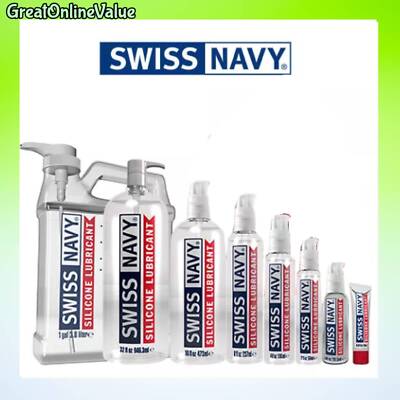 Swiss Navy Silicone lubricant Premium silicone-based sex lube Personal  glide USA