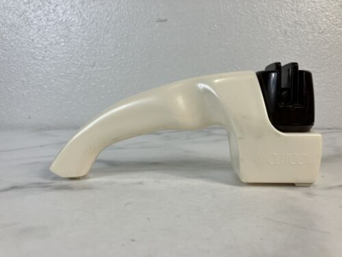 Cutco Knife Sharpener Hand Held Pull Through Pearl White Made in USA