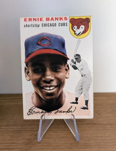 1954 Topps Ernie Banks Rookie Cubs Vintage