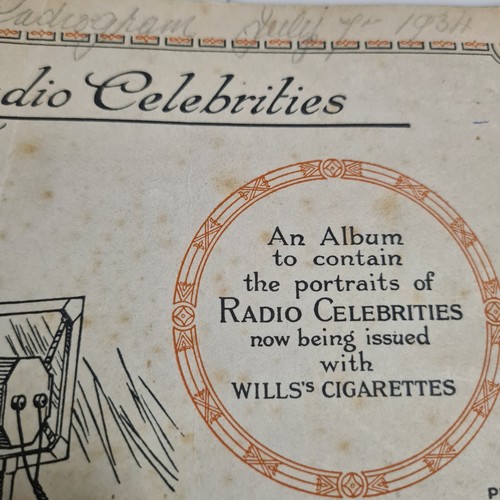 Radio Celebrities By W.D.& H.O. Wills Cigarette Cards In Album Complete - Picture 3 of 14