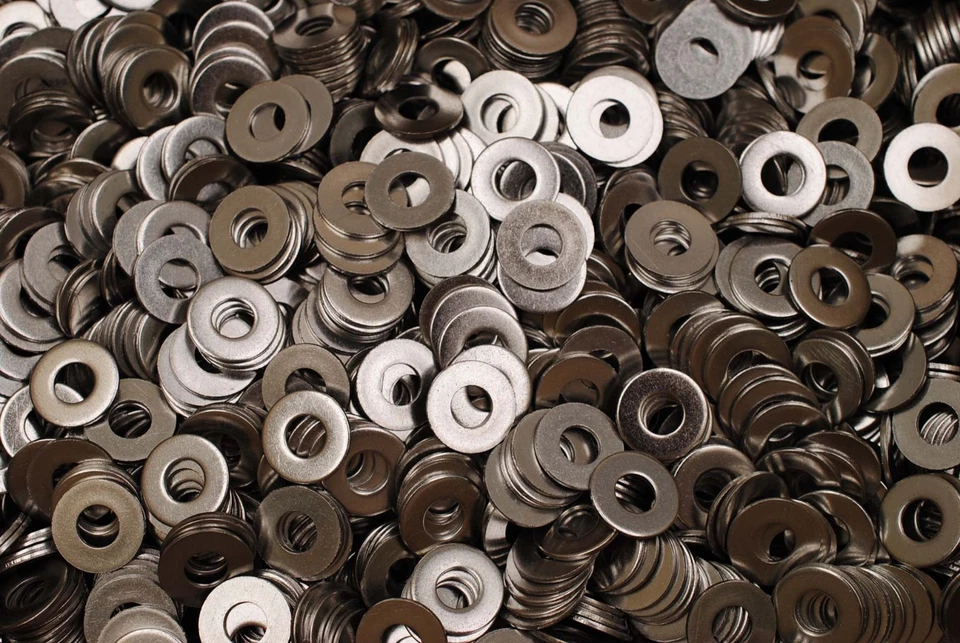 LEXAR INDUSTRIAL (800) Stainless Steel 1/4 x 5/8 x 0.050 Flat Washers 18-8 SS