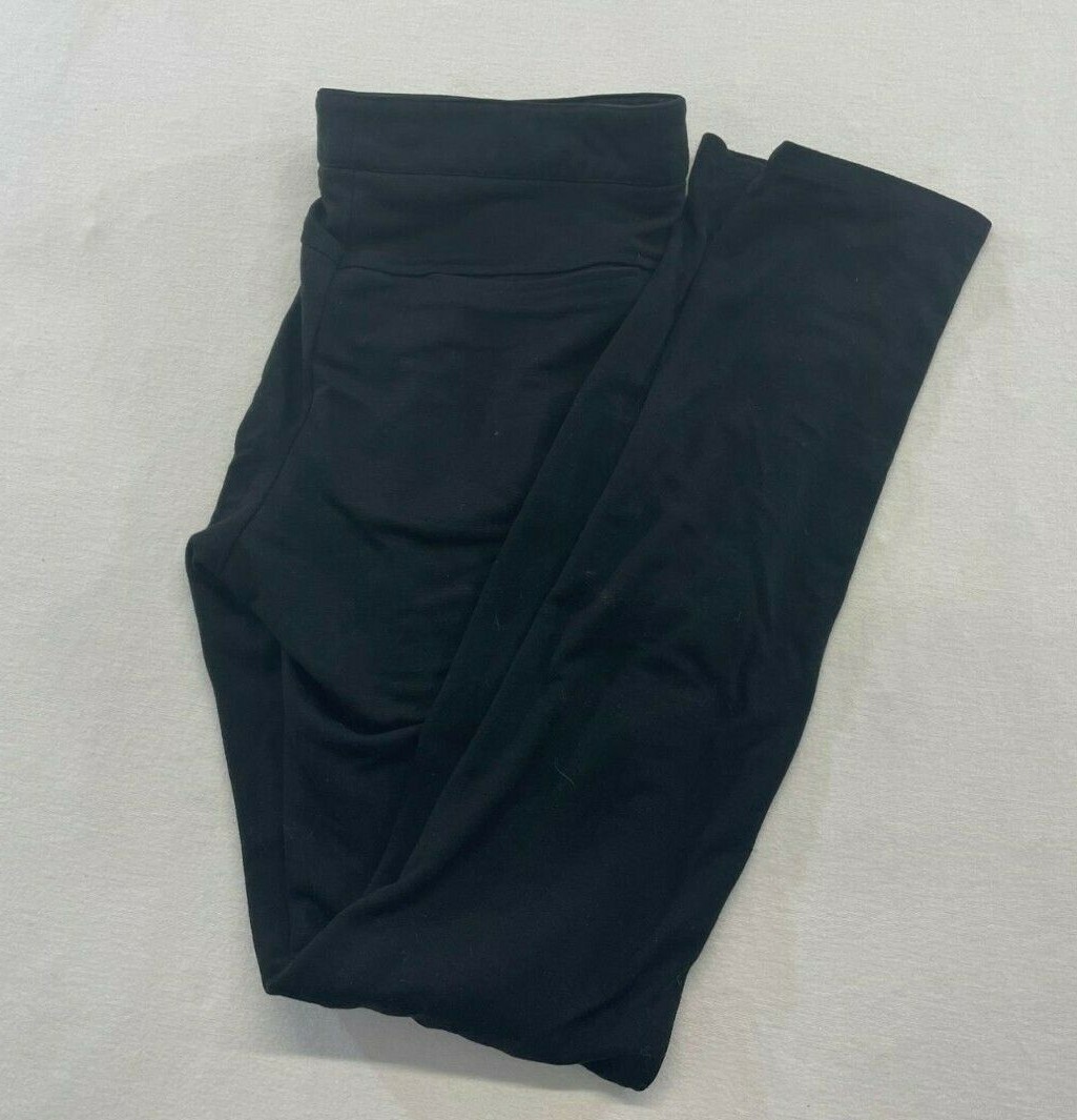 Pantalones para mujer Costa Blanca mezcla viscosa talla 6 negros pierna ajustada elásticos leggings