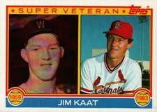 1983 Topps Baseball #673 - Jim Kaat SV - Washington Senators   83-1947