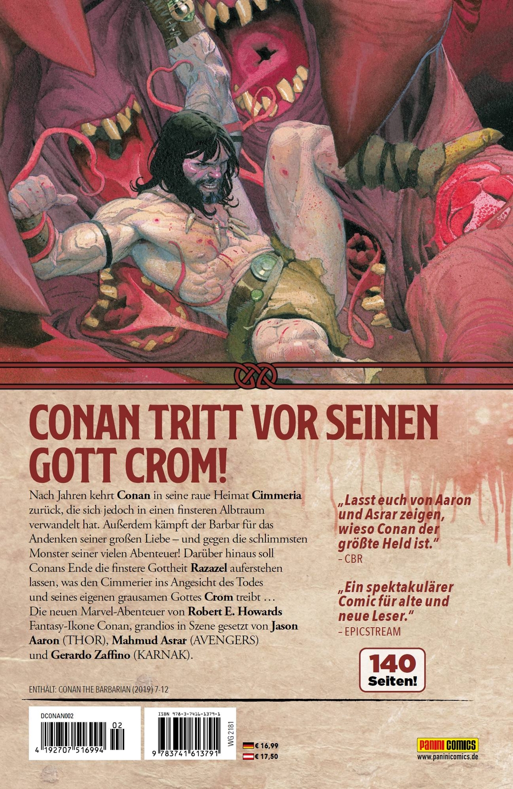 Thumbnail - Jason Aaron; Mahmud Asrar / Conan Der Barbar