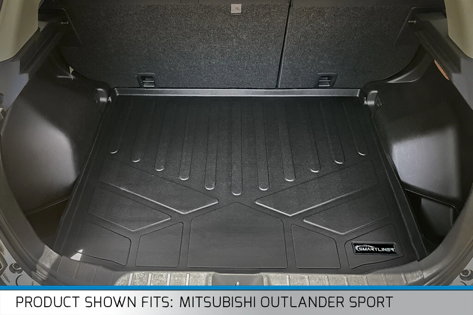 SMARTLINER Custom Fit Cargo Trunk Liner OEM 2011-2024 Mitsubishi Outlander Sport Foto 2 de 4