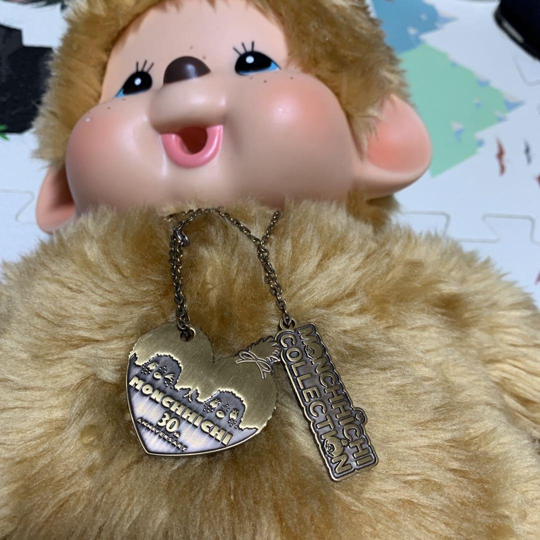 モンチッチ　ゴールドモンチッチ　30th  Lサイズ Plush Toy Sekiguchi Monchhichi Gold Color 30th Anniversary