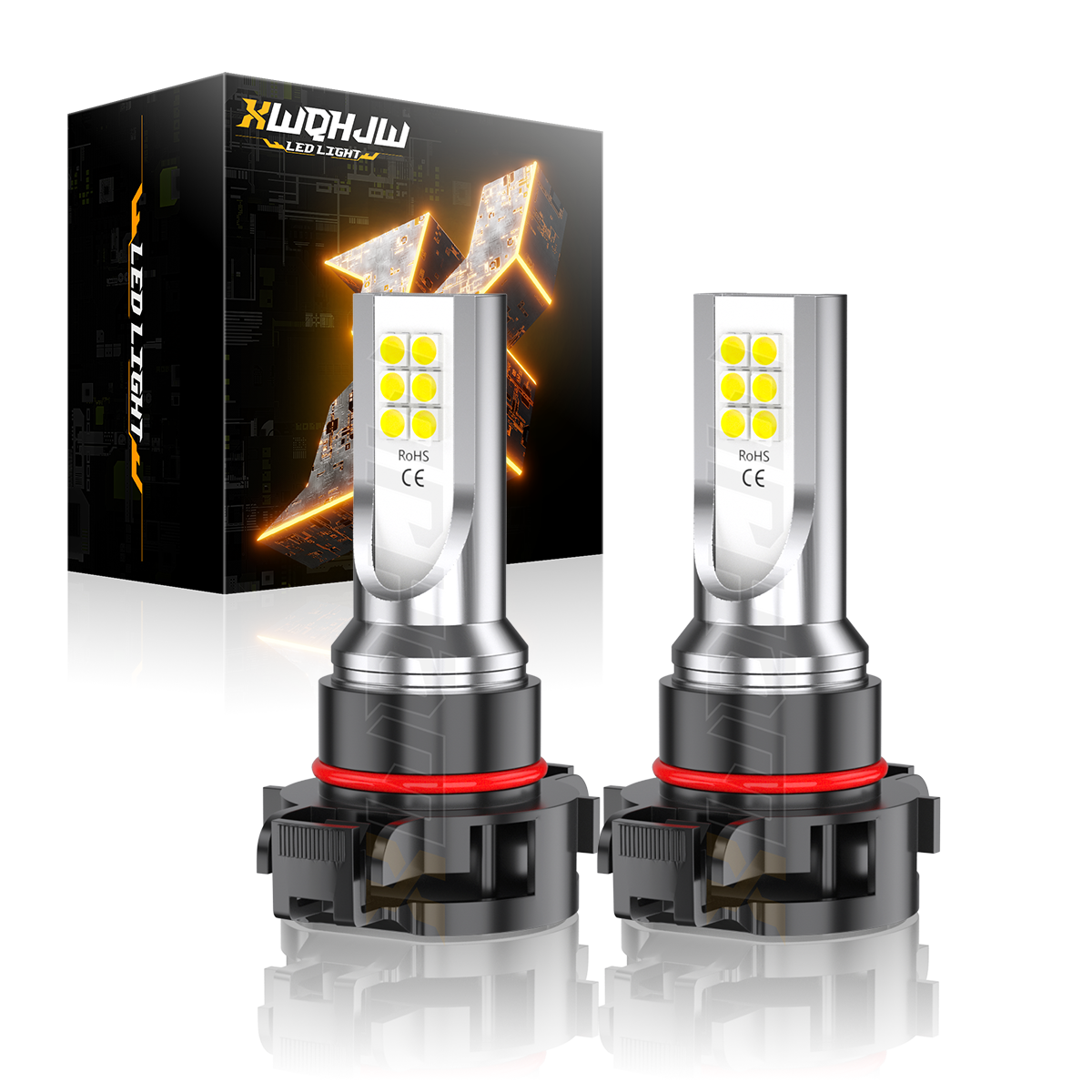 Light Bulbs &amp; LEDs For Dodge Ram 1500 5202/H16 LED Fog Light Bulbs For Chevy Silverado 1500 2500hd 2007 2015 6000k K 547614