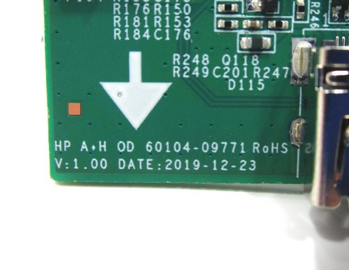 HP P27v G4 Monitor Replacement Main Board & Video Cable Assembly - Picture 6 of 6