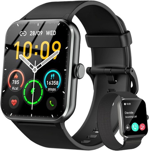 Smart Watch Bluetooth Calls, 1.83" Fitness Tracker Men Women 24/7 Sleep Tracking - Bild 17 von 20