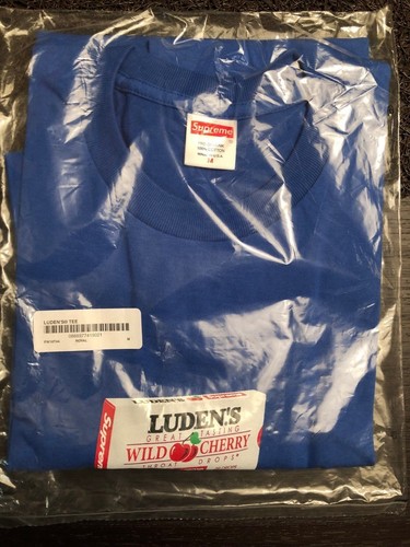 FW18 SUPREME X LUDEN'S T-SHIRT ROYAL 