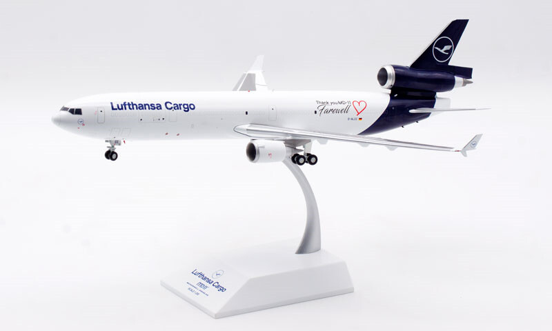 航空機模型 エアプレーンモデル ルフトハンザカーゴ MD8-11F 1