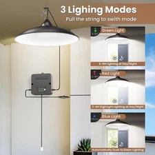 Double-Head Solar Chandelier (1-to-2) - White Light, Without Remote