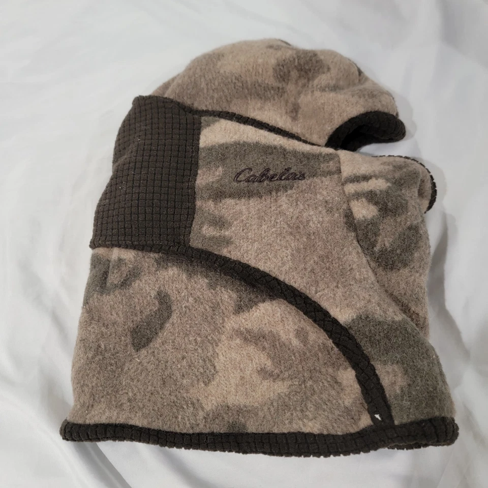 Cabelas Berber Extreme Ninja Hood Fleece Balaclava Camo Winter Hunting - Image 2 of 4