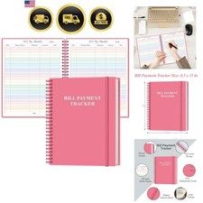 Bill Notebook - Monthly Bill Organizer  Planner for Personal Budgeting Finan...