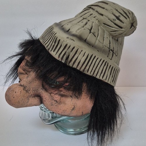 Vintage Bankräuber große Nase Papier Zaubergruppe Latex Gummi Halloween Maske - Bild 2 von 8