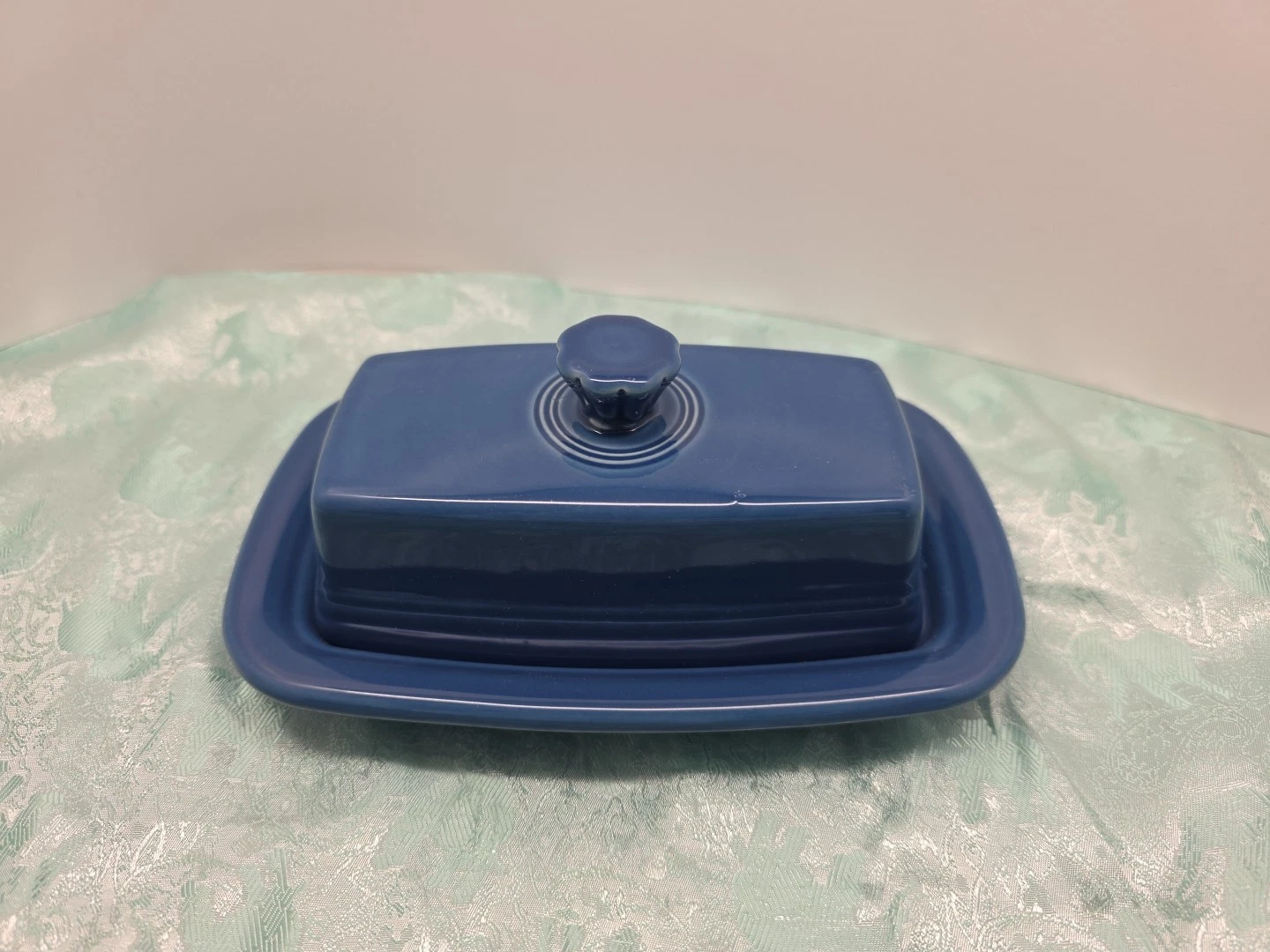 Fiestaware Lapis Butter Dish Fiesta Blue XL Extra Large Butter Dish