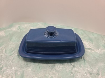 Fiestaware Lapis Butter Dish Fiesta Blue XL Extra Large Butter Dish 