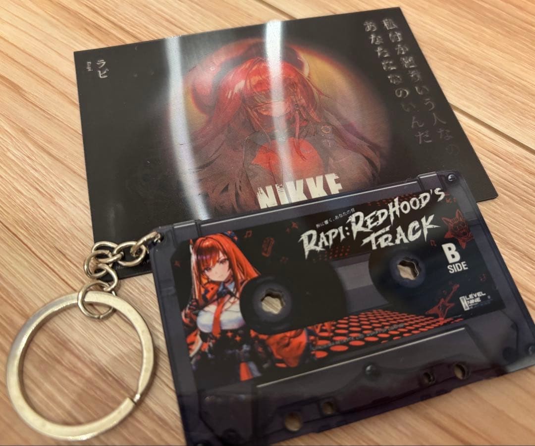 NIKKE RedHood's TRACK キーホルダー 限定 NIKKE Red Hood Charm Figure & Cassette Tape NonSale, Used, Rare | eBay