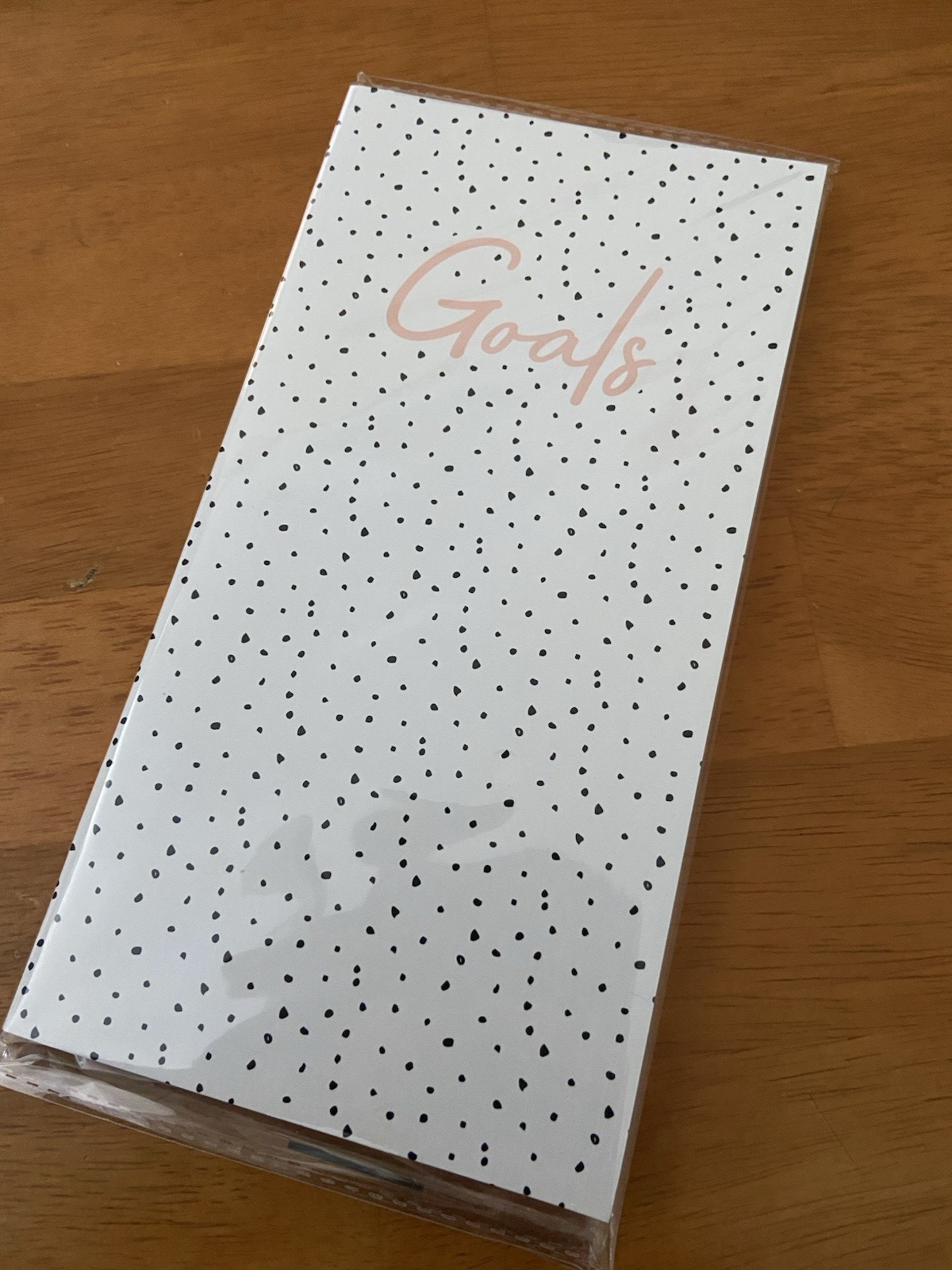 Weekly Planner Notepad Desk Pad To Do List Fold Out Pink White Goals Stationery