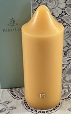 PartyLite AMBER DREAM 3 x 7 Bell Top Pillar Candle S37741 Musk Floral Rare HTF