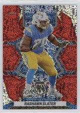 2022 Panini Mosaic Redemption Pack Red Sparkle Prizm Rashawn Slater #105 fm0